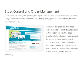 Stock Tracker Stock tracker & order management