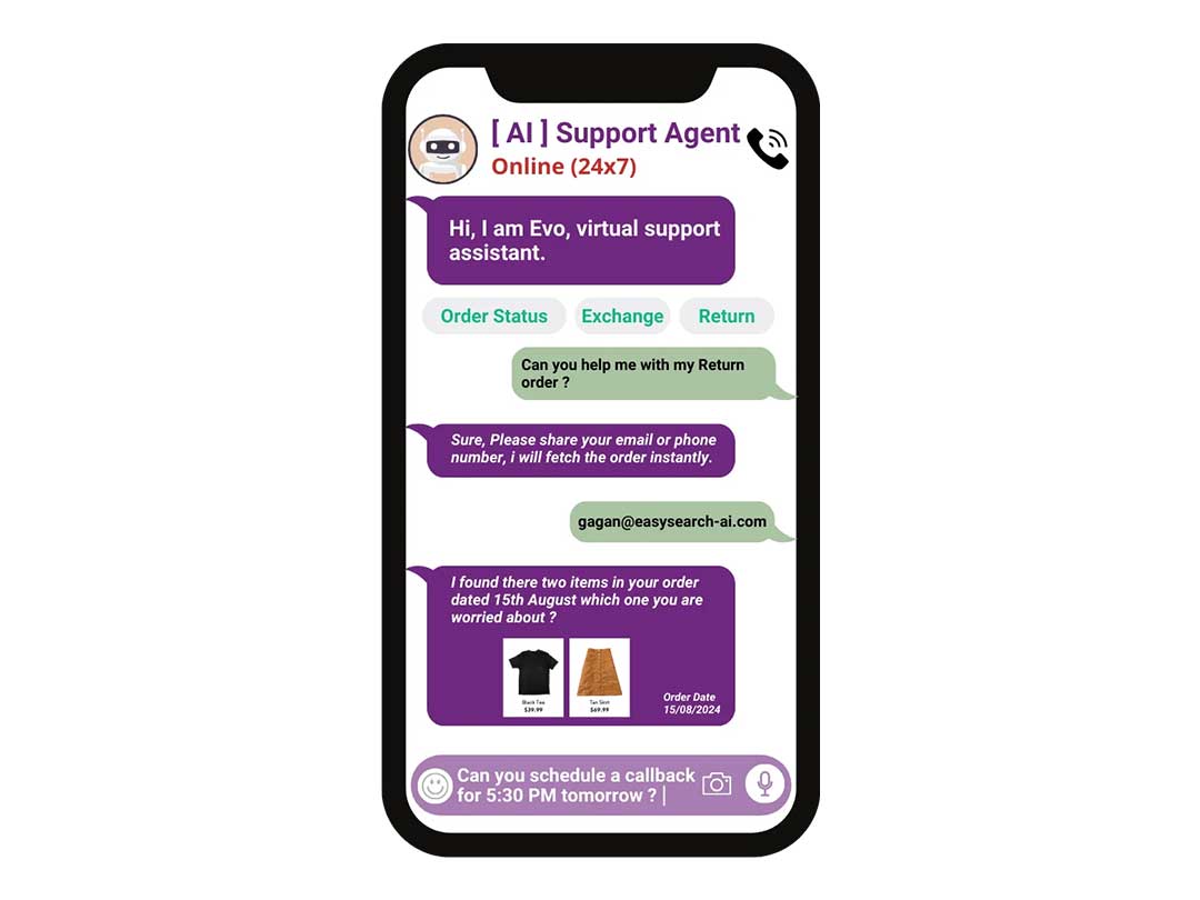 EasySearch messages