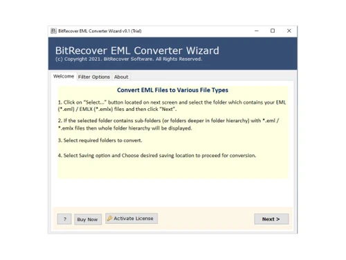birdie eml to pst converter-filetype