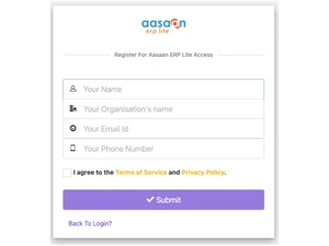 Aasaan erp login