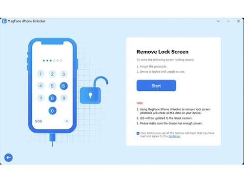 MagFone iPhone Unlocker passwords