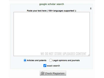 plagiarisma google scholar