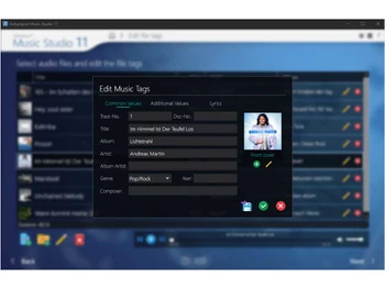 ashampoo music studio tags