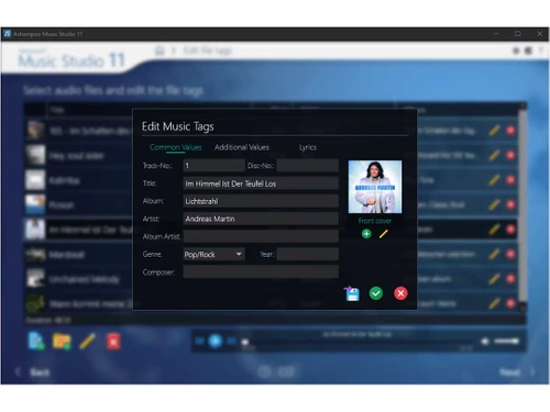 ashampoo music studio tags