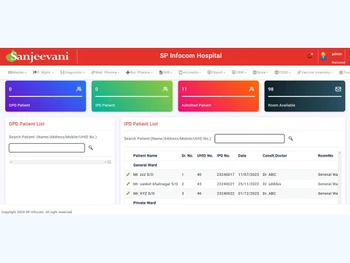 Sanjeevani dashboard