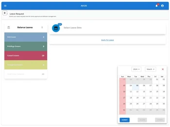 aegis hrms leave