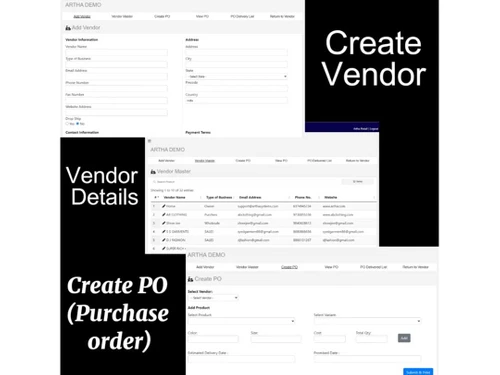 Artha Retail ERP Vendor