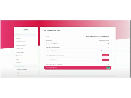 landlineremover csv files