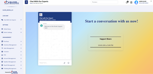 elixrbooks chat bot