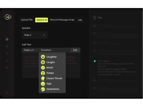 VoiceSend record message