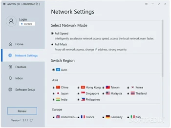 LetsVPN networks settings