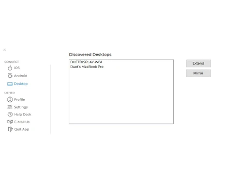 duet display-connections