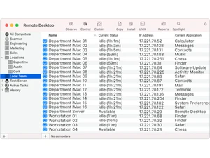 Apple Remote Desktop local team