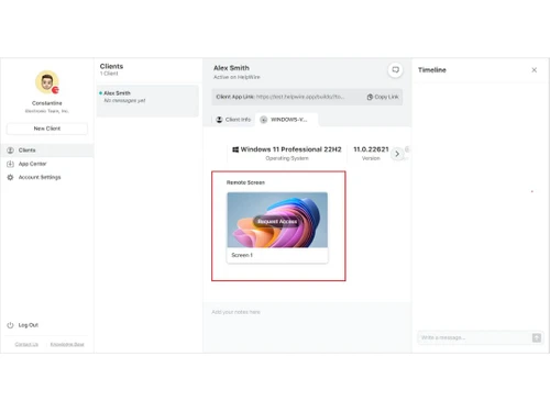 HelpWire client application