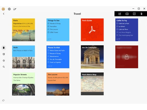 zoho notebook-travel