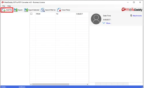 MailsDaddy OST to PST Converter