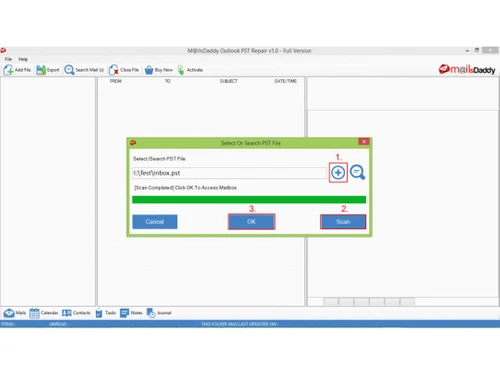 mailsdaddy-outlook-pst-repair-settings