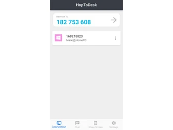 HopToDesk connection