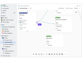 Fibery brainstorming