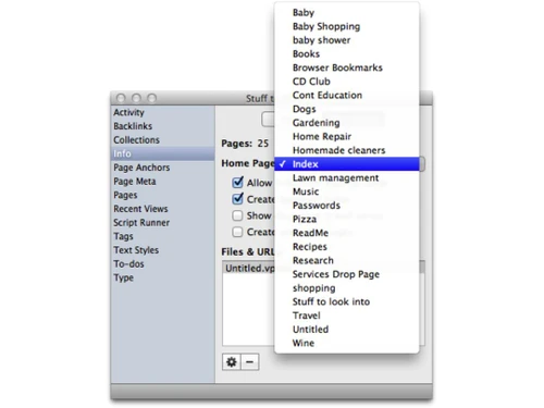 voodoopad-indexes
