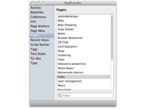 voodoopad-to do list