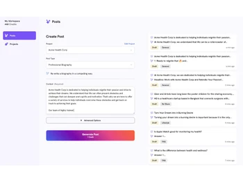 JibeWith create post