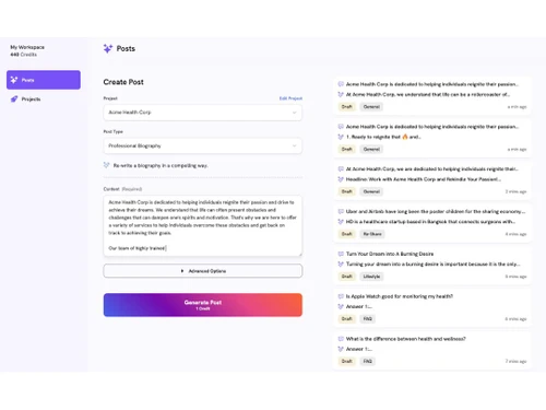 JibeWith create post