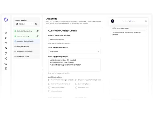 Dante AI customize