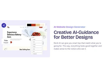 Dorik AI website design