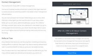 wise agent contact management