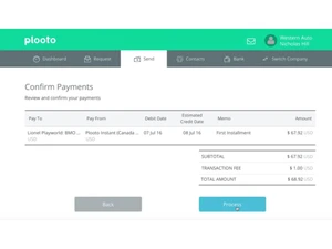Plooto payments