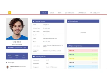 SimplHRM employess details