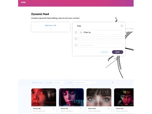 accedo one dynamic-feed