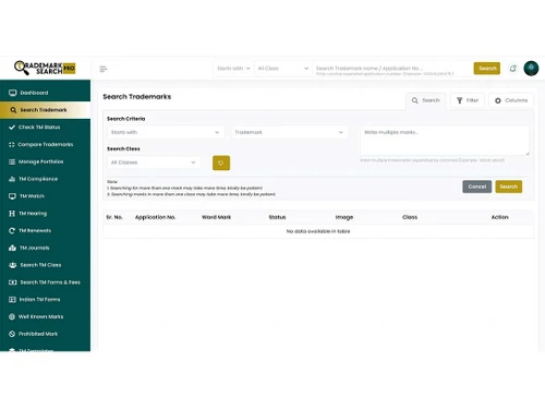 Trademark Searh Pro Portfolios