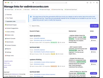 SEOJuice automatic links