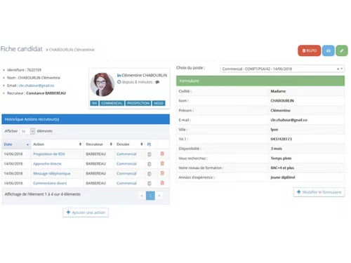 Humansourcing candidat