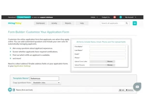 hiringthing application
