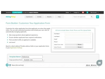 hiringthing application