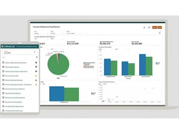 oracle fusion cloud erp dashboard