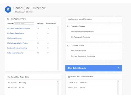 Unnanu job applicant