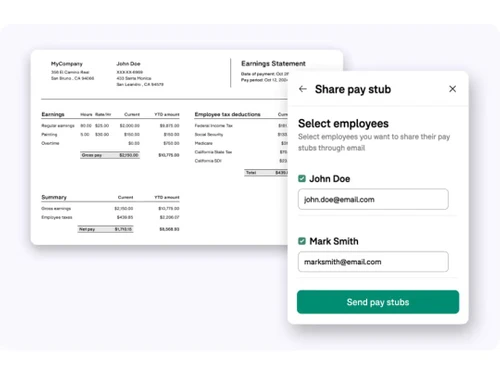BlinkPayroll statement