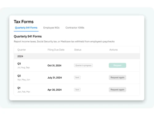 BlinkPayroll tax forms