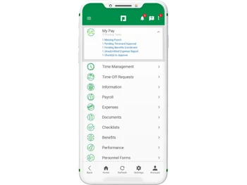 paycom-mobile view
