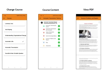 Zepto Learn change course