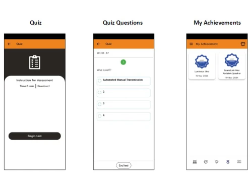 Zepto Learn quiz