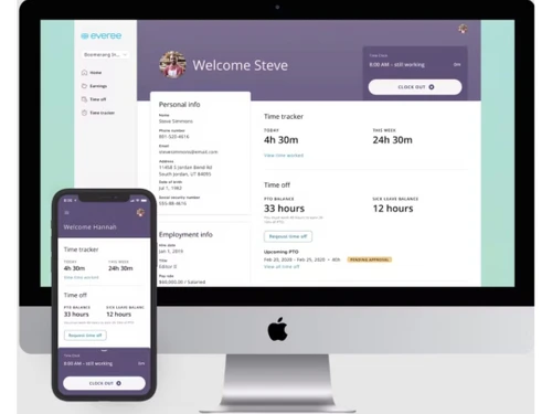 Everee dashboard