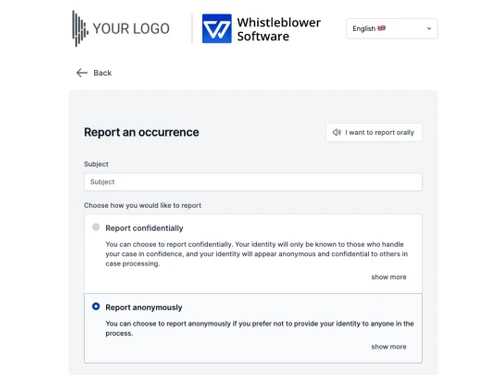 whistleblowing software-report