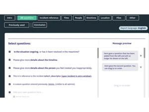 spot case management-questionairre