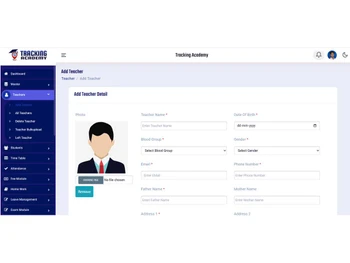 Tracking Academy teacher