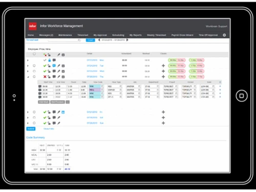 Infor wfm